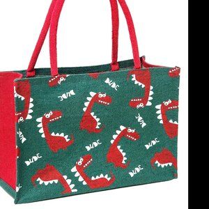 Jute Bag for Shopping - Printed Jute Bag | Shoulder Bag | Shoppers Tote | Jute B